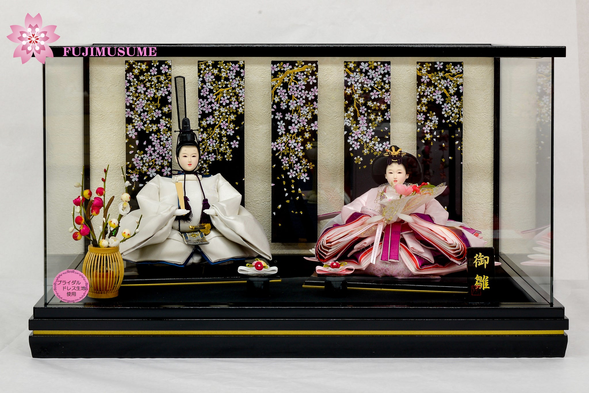 日本人形 藤娘 ケース入り